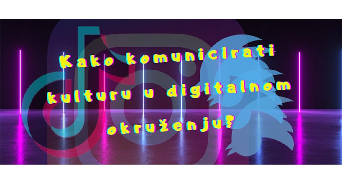 Trening "Kako komunicirati kulturu u digitalnom kruženju?"